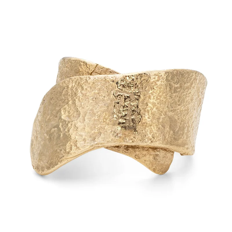 women's statement cocktail rings -Embrace Wrap Ring 9ct Gold