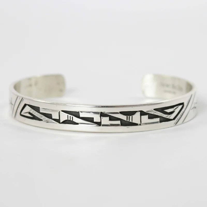 women's statement gold bracelets -Silver Overlay Cuff