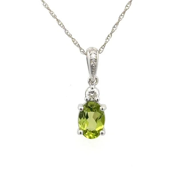 women's designer necklaces -Peridot Necklace