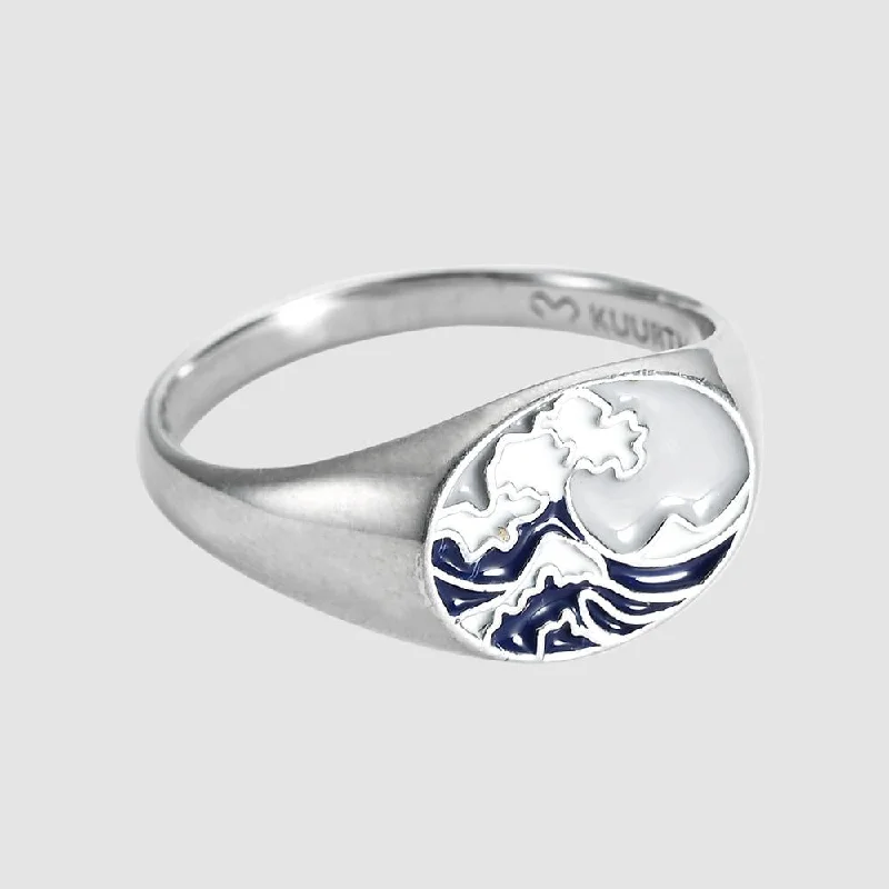 women's stackable rings -The Great Wave off Kanagawa - Ring