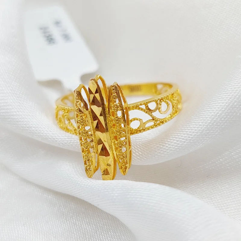 women's gold rings -Sun Ring