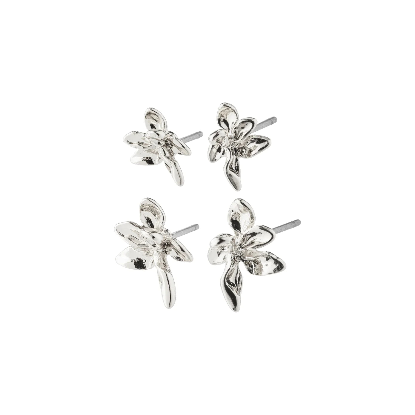 women's artistic earrings -Riko Silver Plated Earring Set