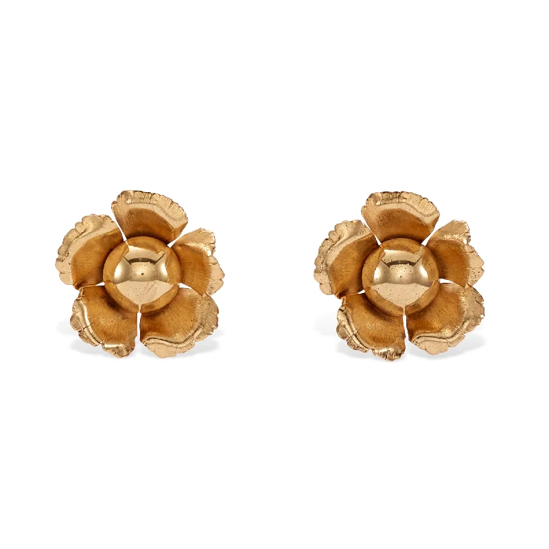 women's wedding earrings -Eden Domed Stud Earrings