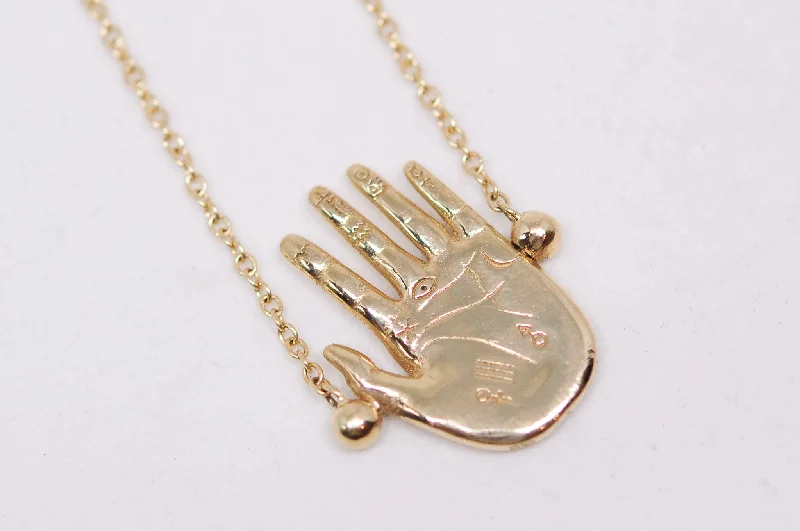 women's adjustable necklaces -Palmistry Necklace