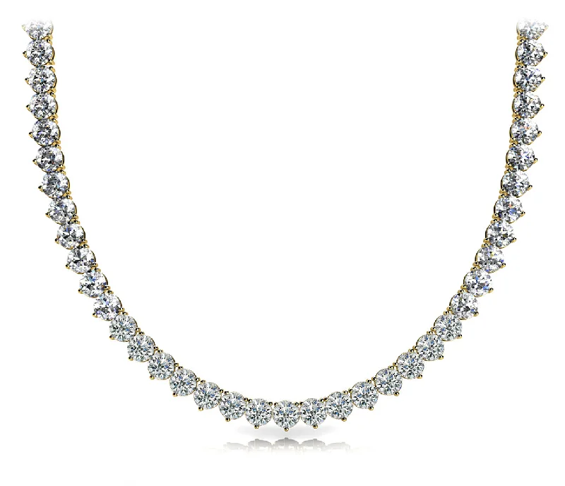 women's gold chain necklaces -14K Gold Diamond Necklace