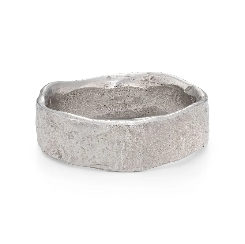 women's bridal rings -Stone Wide Ring Platinum