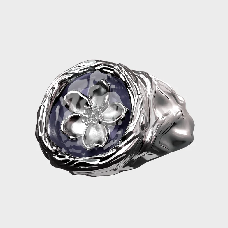 women's fashion rings -Sakura - Purple Ring