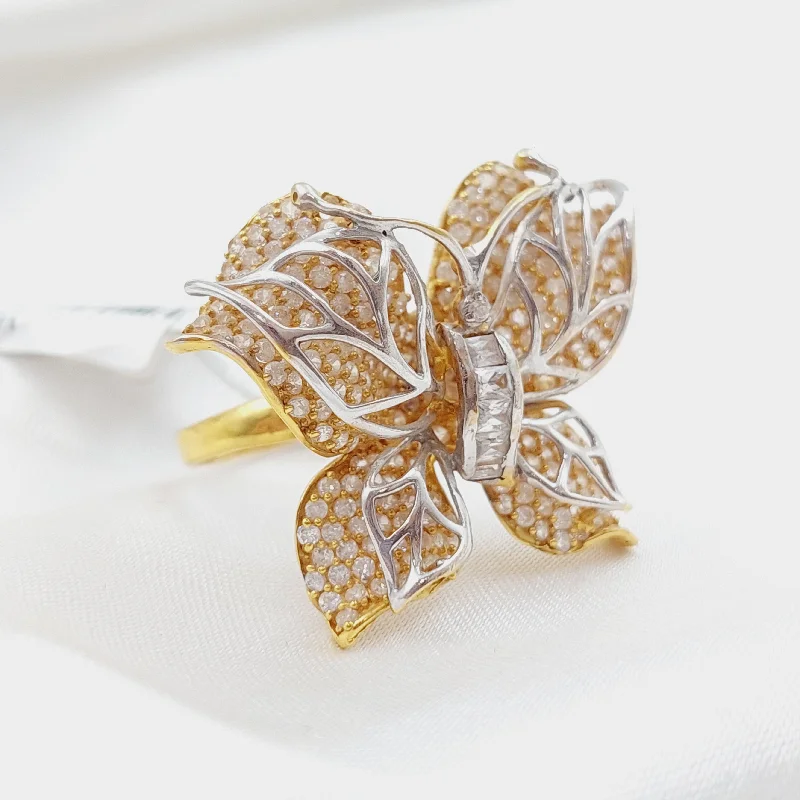 women's wedding rings -Butterfly Ring