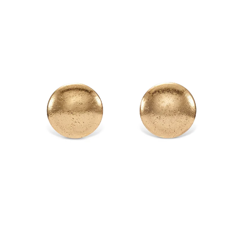 women's beaded earrings -Kelly Dome Stud Earrings