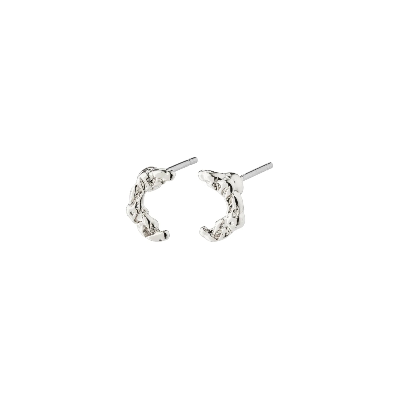 women's minimal design earrings -Remy Silver Plated Studs