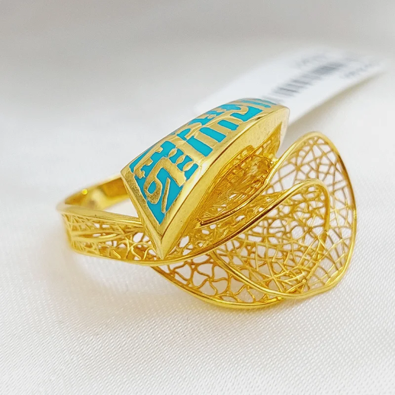 women's promise rings -Turkish Enamel Ring