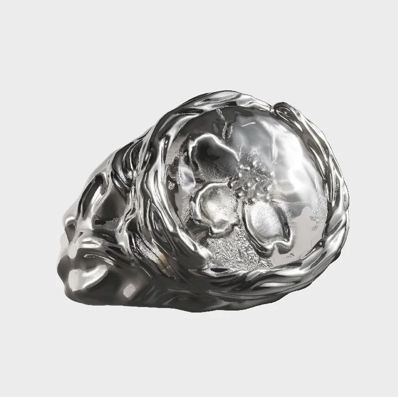 women's silver rings -Sakura - Shiny Ring