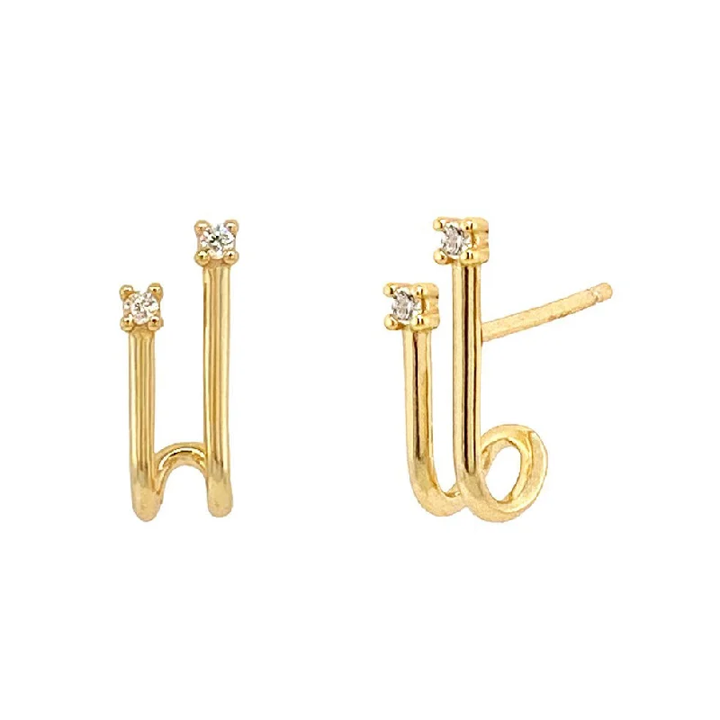 women's modern design earrings -Socialite Stud Earrings