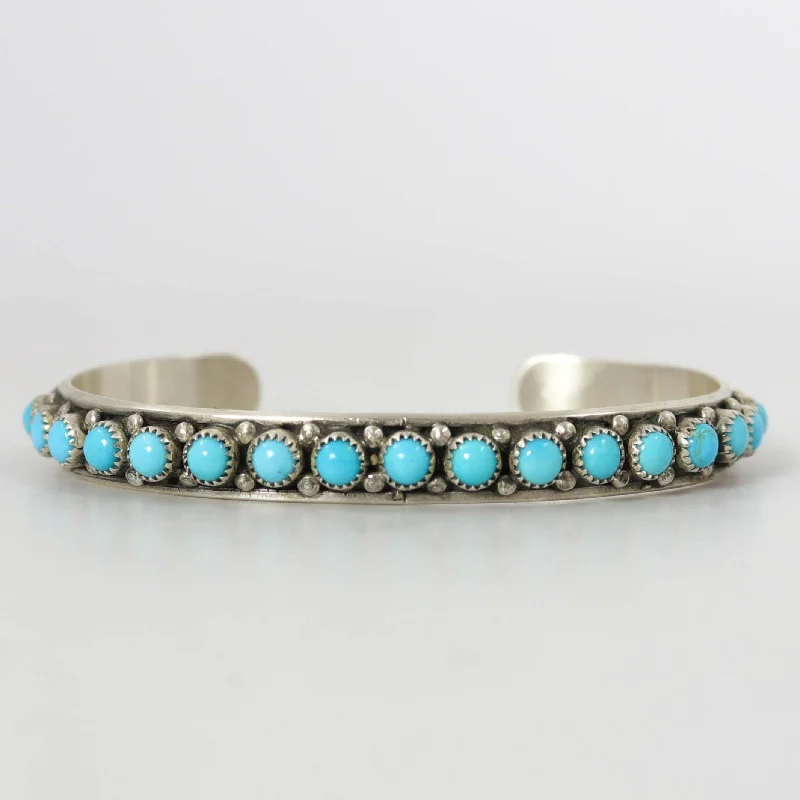 women's gold chain bracelets -Kingman Turquoise Cuff