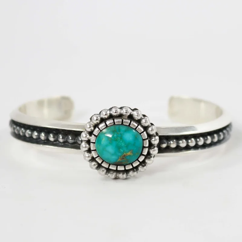 women's charm bracelets -Royston Turquoise Cuff