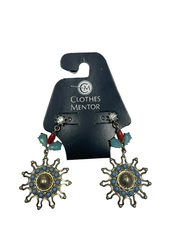 women's crystal drop earrings -Earrings Dangle/drop By Clothes Mentor