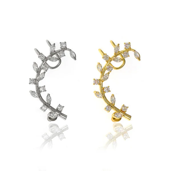 women's casual earrings -Olympus Ear Cuff