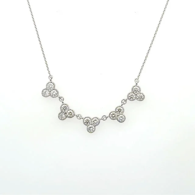 women's statement necklaces -Diamond Fashion Necklace