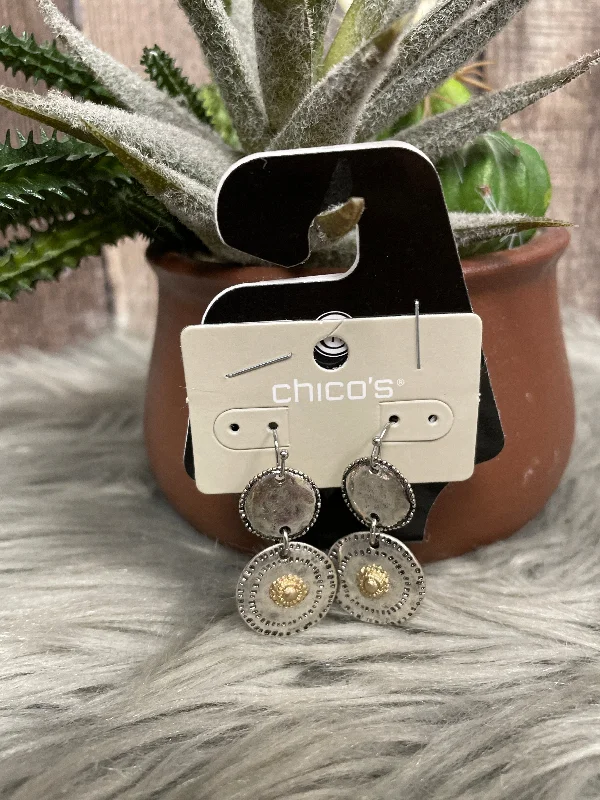 women's flower drop earrings -Earrings Dangle/drop Chicos