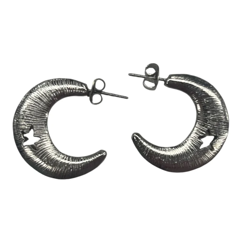 women's designer earrings -Earrings Dangle/Drop By Clothes Mentor In Silver