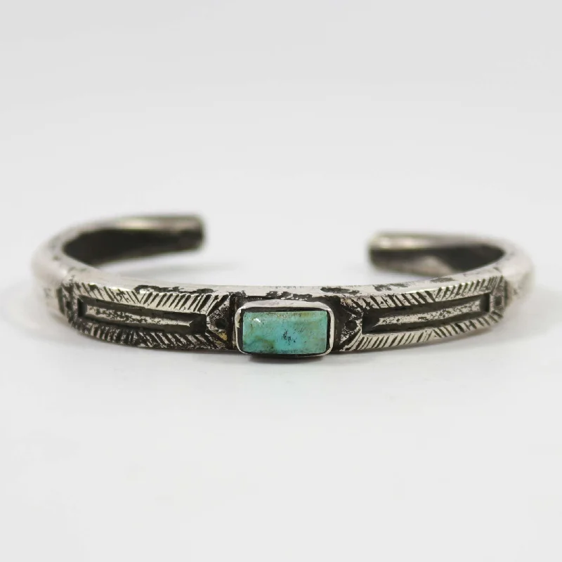 women's unique bracelets -Royston Turquoise Cuff