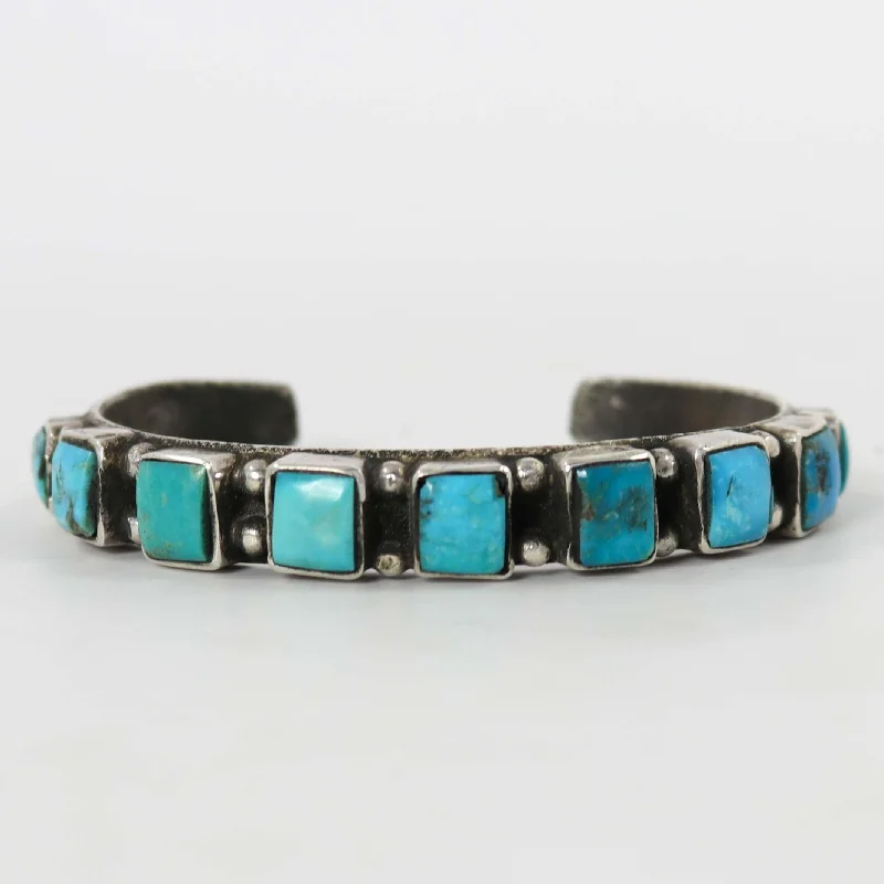 women's gold chain bracelets -Kingman Turquoise Cuff