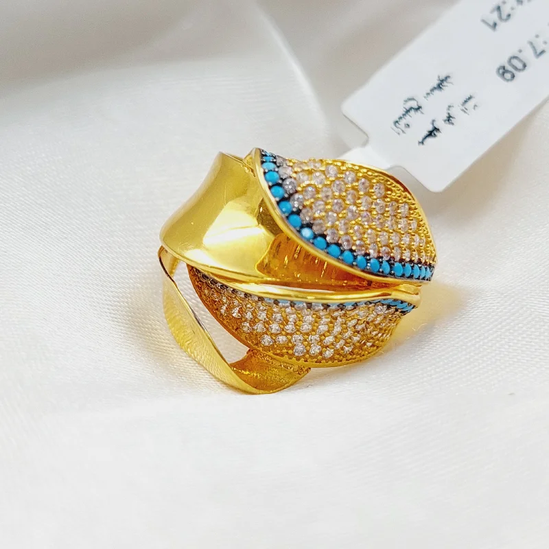 women's chunky rings -Turquoise Ring