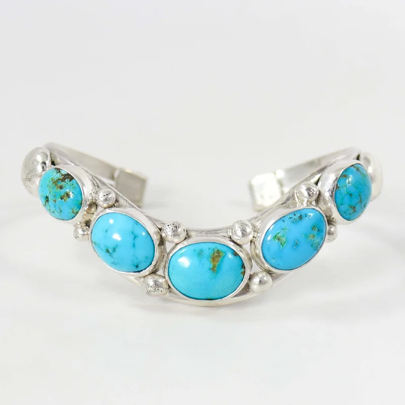 women's designer bracelets -Kingman Turquoise Cuff