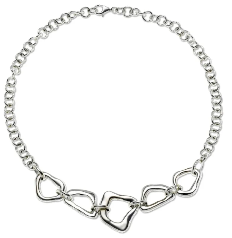 women's dainty necklaces -Sterling Silver Necklace