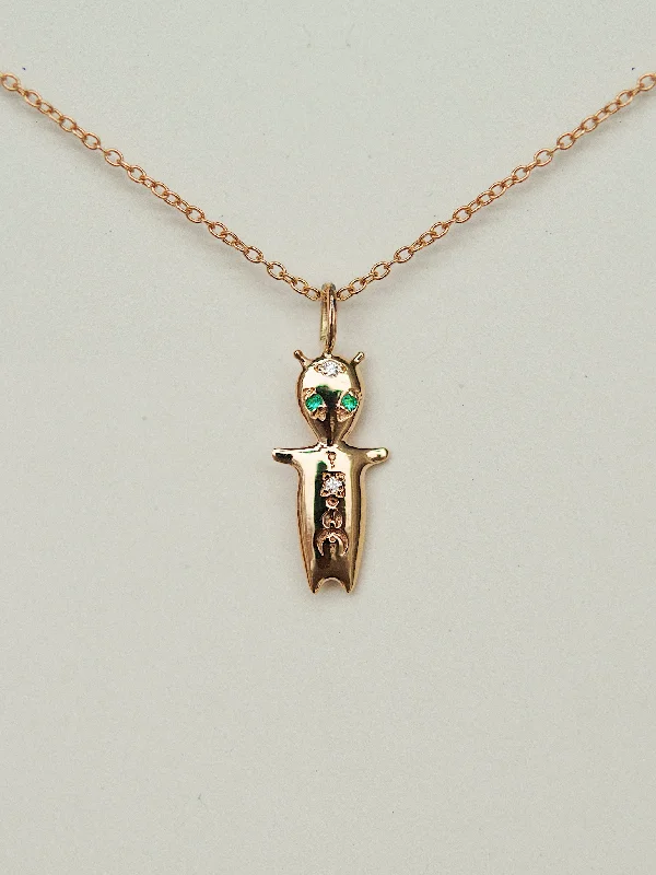 women's everyday necklaces -EXCLUSIVE Alien Worry Doll