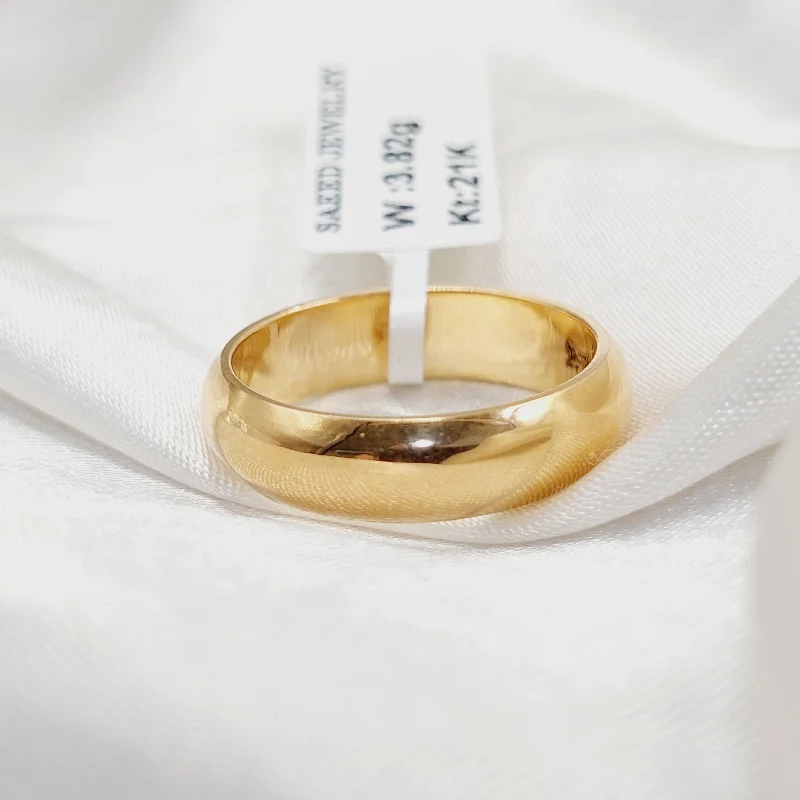 women's statement rings -Plain Wedding Ring