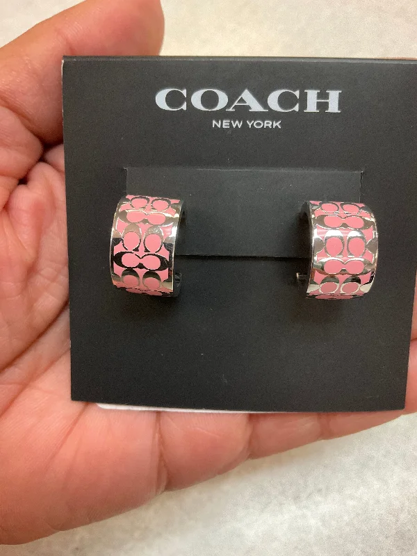 women's artistic earrings -Earrings Clip By Coach, Size: 1