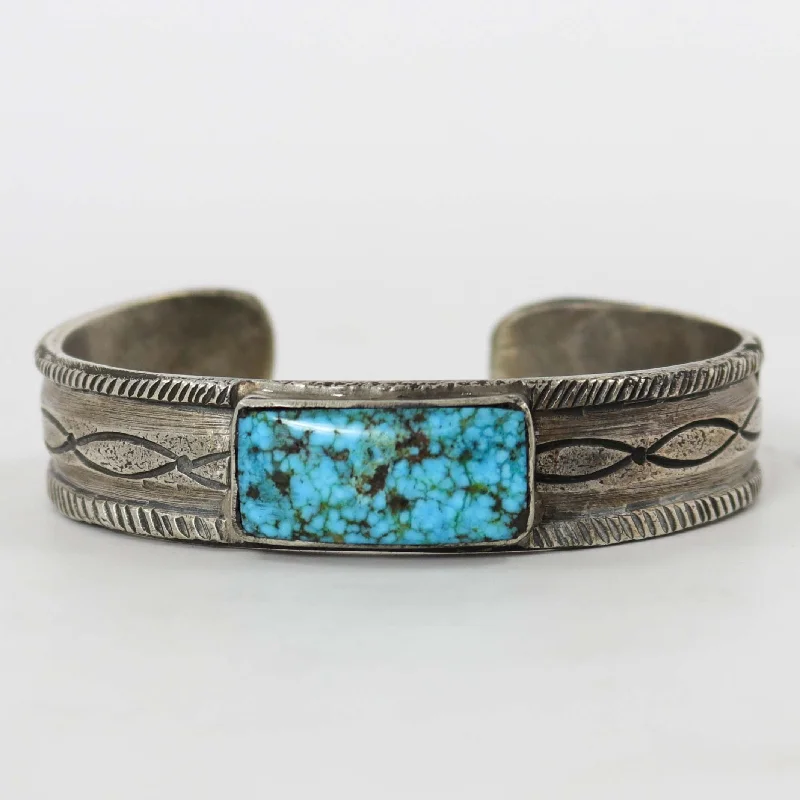 women's bangles for gift -Kingman Turquoise Cuff