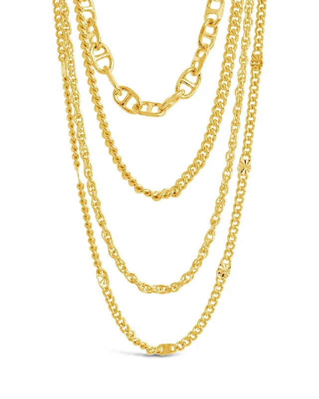 women's zodiac necklaces -Lulu Layered Chain Necklace