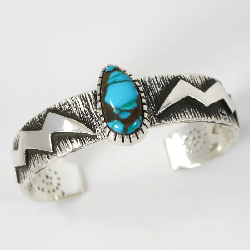 women's crystal bangles -Sierra Nevada Turquoise Cuff