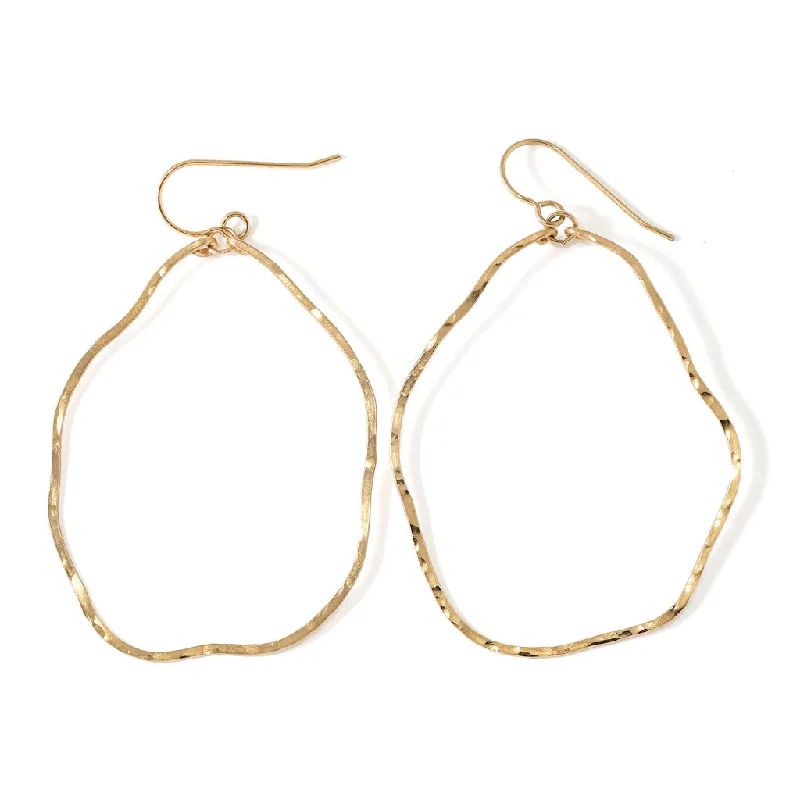 women's classic earrings -Potatohead Hoop Earrings