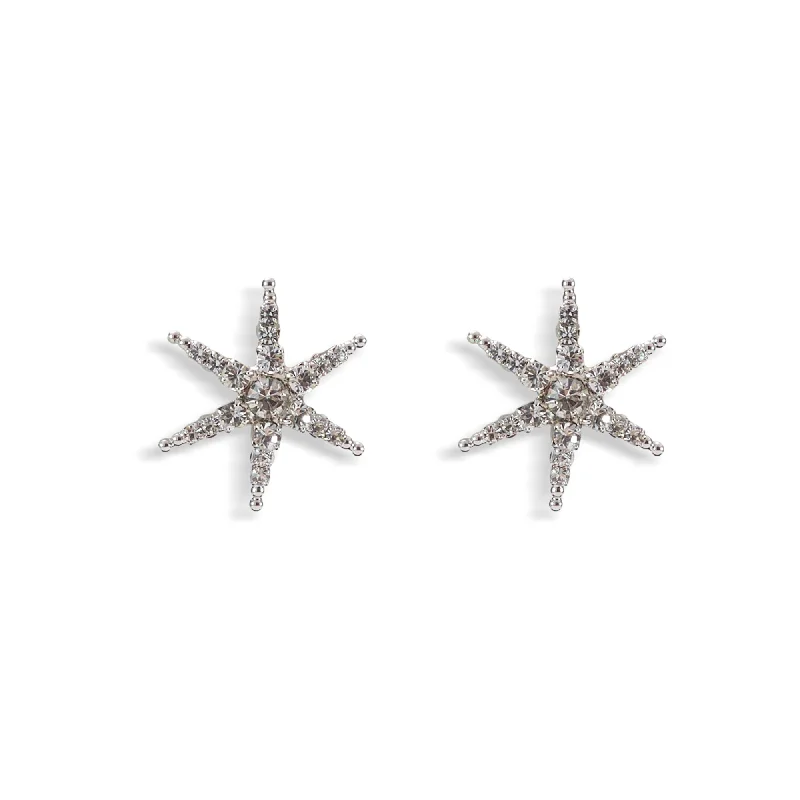 women's luxury earrings -Venus Crystal Stud Earrings