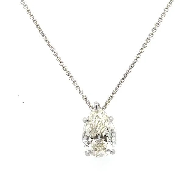 women's classic pearl necklaces -Diamond Pendants/Necklace