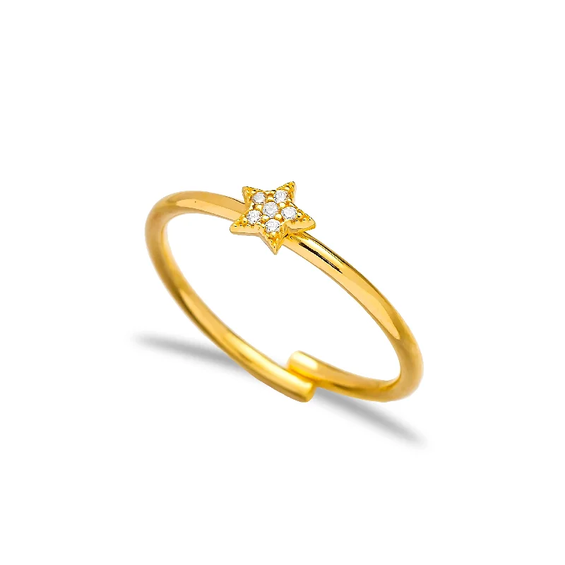 women's celestial rings -Little Star Ring