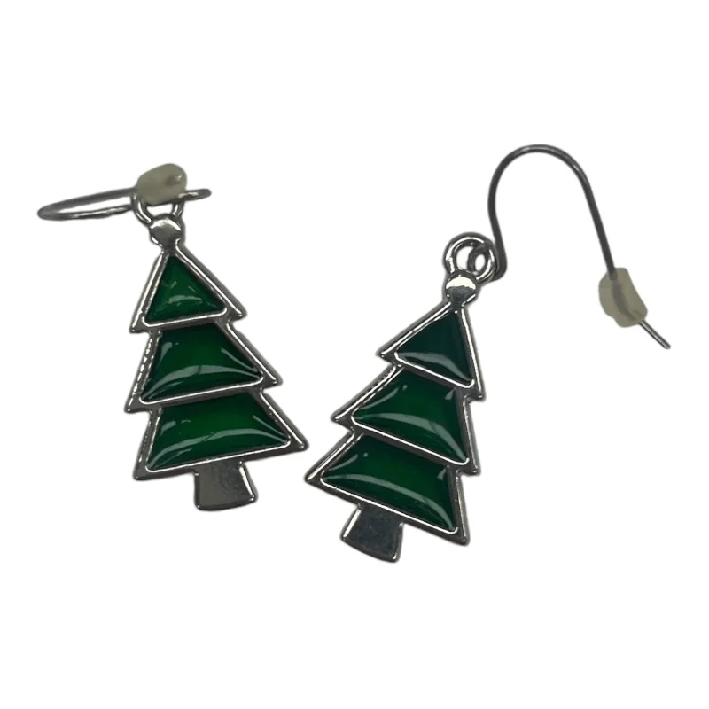 women's birthday earrings -Earrings Dangle/Drop By Clothes Mentor In Green