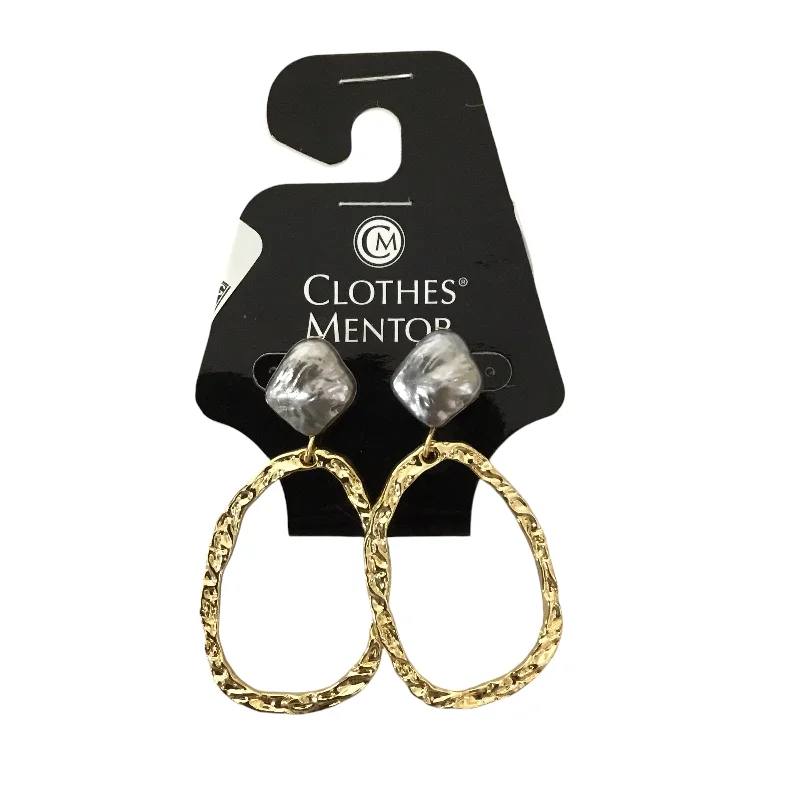 women's hoop stud earrings -Earrings Hoop By Clothes Mentor