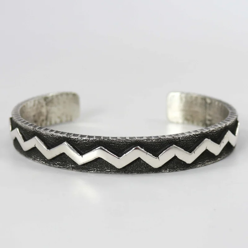 women's delicate bangles -Lightning Cuff