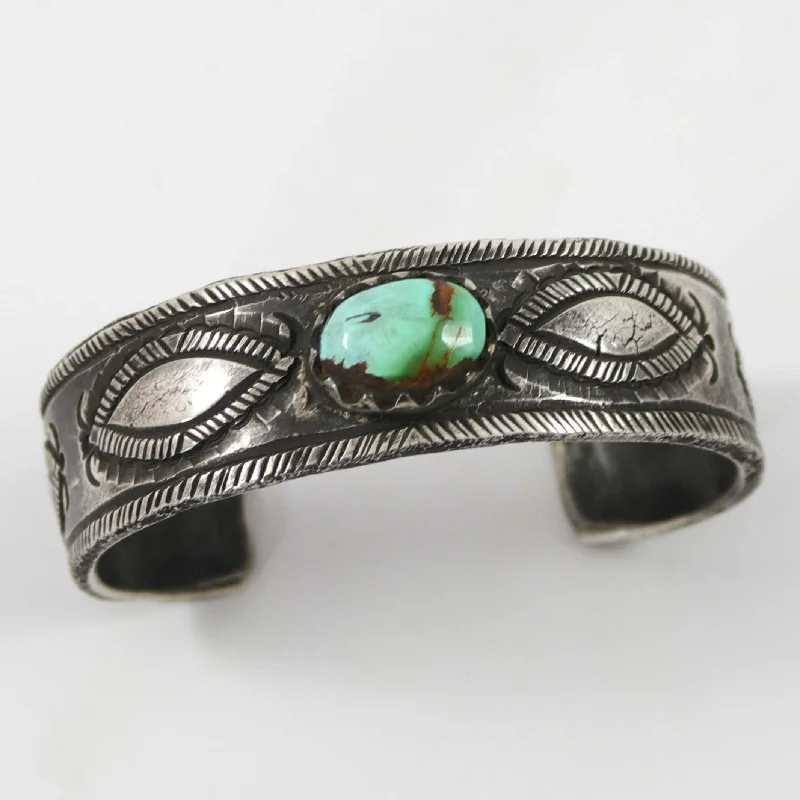 women's gold bangles -Royston Turquoise Cuff