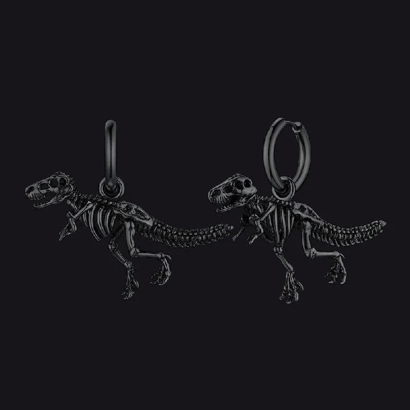 Dino Dangle-Black Plated