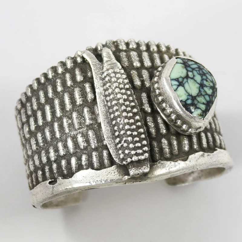 women's diamond bangles -New Lander Turquoise Cuff