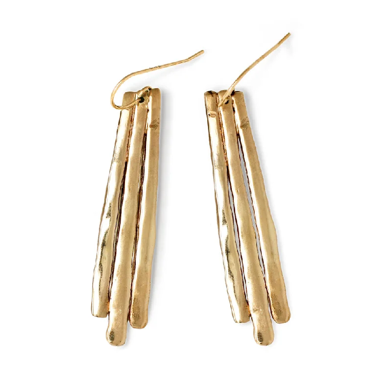 women's silver hoop earrings -Long Fringe Drop Earrings