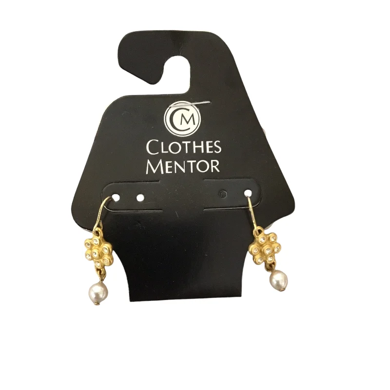 women's golden statement earrings -Earrings Dangle/drop By Clothes Mentor