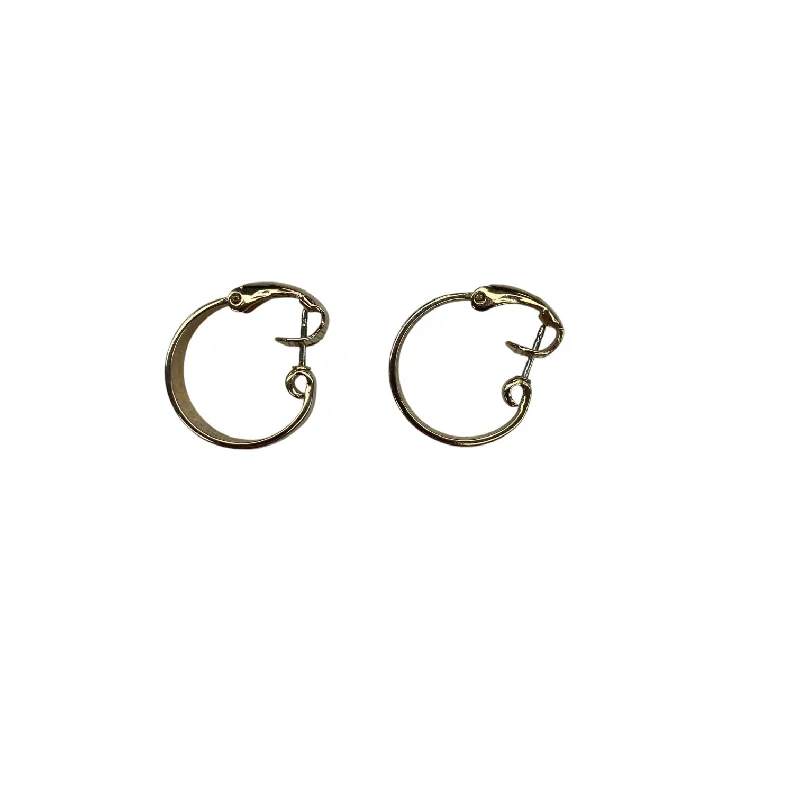 women's minimal design earrings -Earrings Hoop By Clothes Mentor In Rose Gold