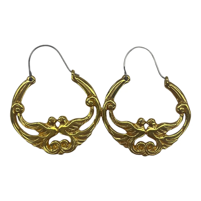 women's custom earrings -Earrings Hoop By Clothes Mentor In Gold