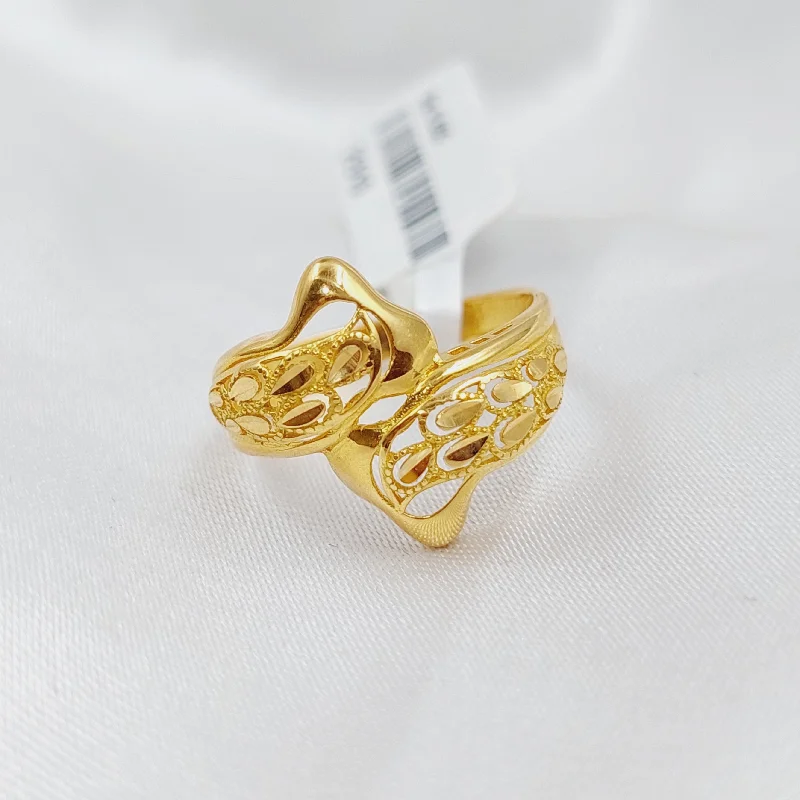 women's twisted gold rings -Fancy Ring